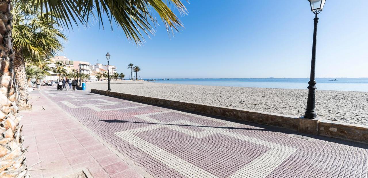Apartamento Las Palmeras - Con Terraza, Barbacoa, Aire Acondicionado Y A 250M De La Playa! Los Alcázares Dış mekan fotoğraf