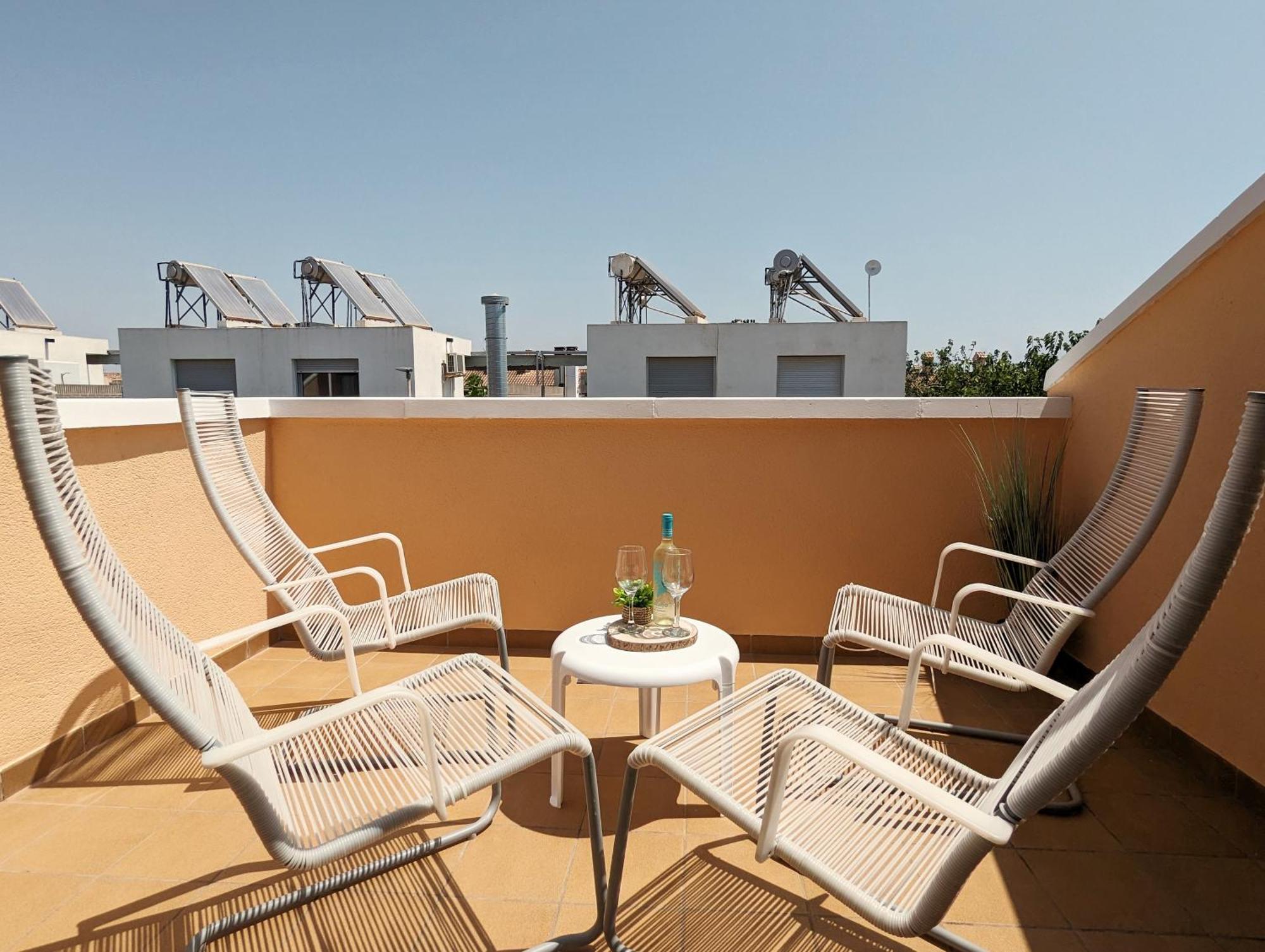 Apartamento Las Palmeras - Con Terraza, Barbacoa, Aire Acondicionado Y A 250M De La Playa! Los Alcázares Dış mekan fotoğraf